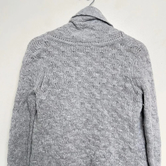 Talula Womens XXS Nubby Textured Popcorn Knit Open  Front Shawl Cardigan Sweater - Picture 9 of 11